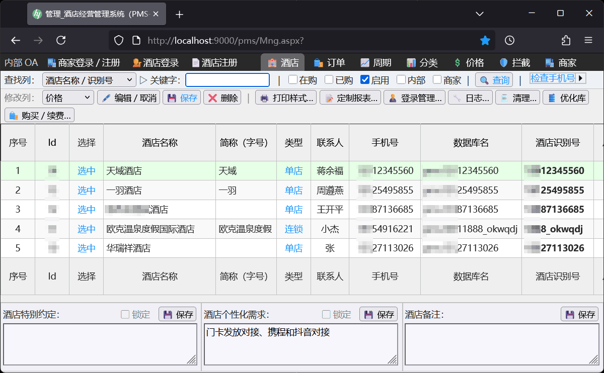 办公自动化后台管理系统的运行效果